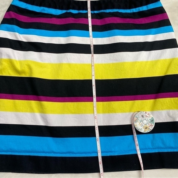 Worthington Striped Pencil Skirt Multicolor Size 6 Side Zip - Picture 8 of 13